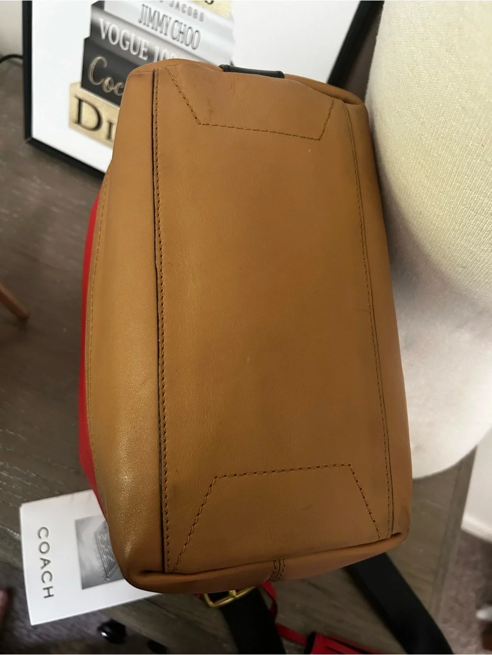 Coach Legacy Colorblock Leather Crossbody Bucket Bag, Matching Wallet, Vintage